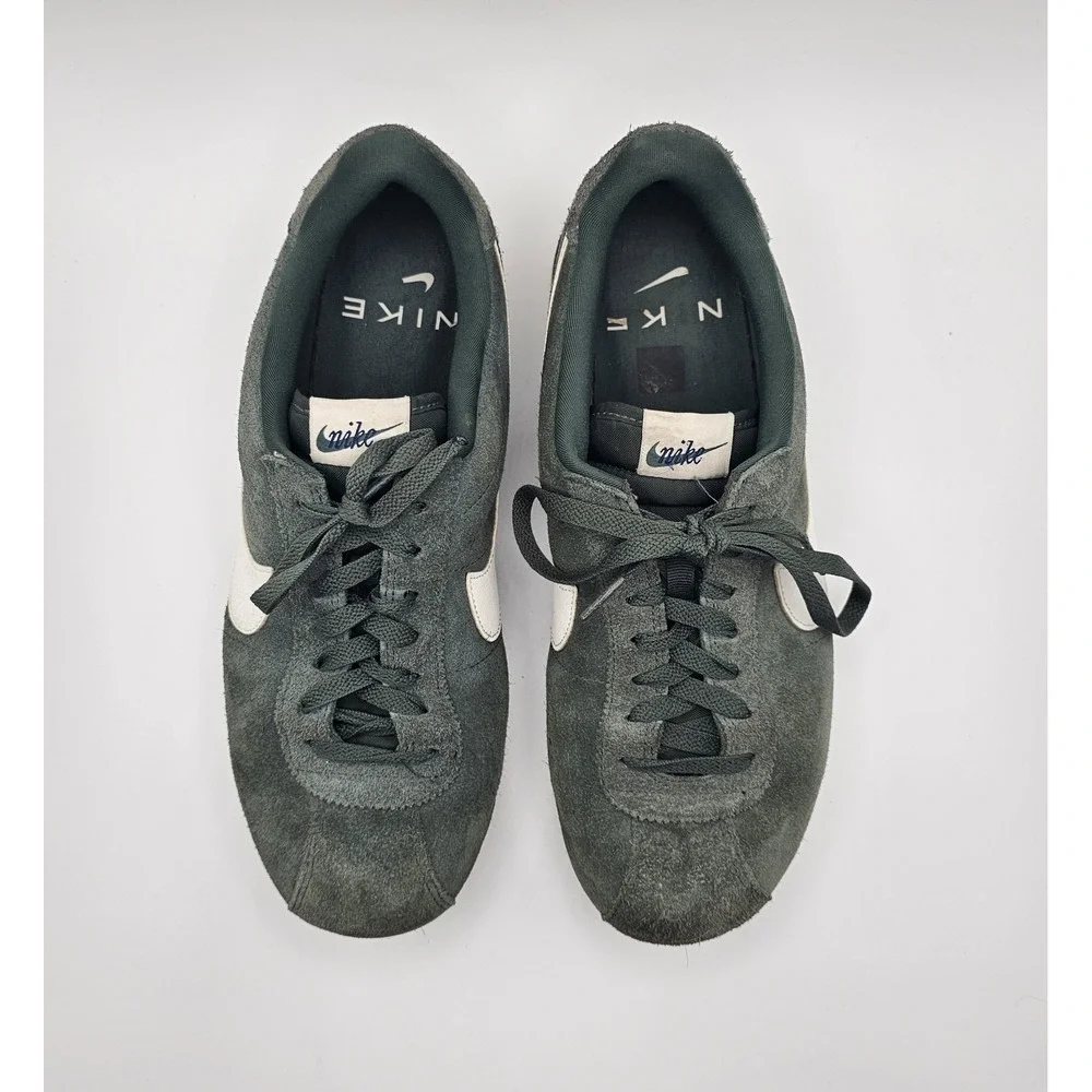 Nike Cortez Vintage Green Suede Leather Sneakers FZ3594-338 Mens‎ Size 10.5